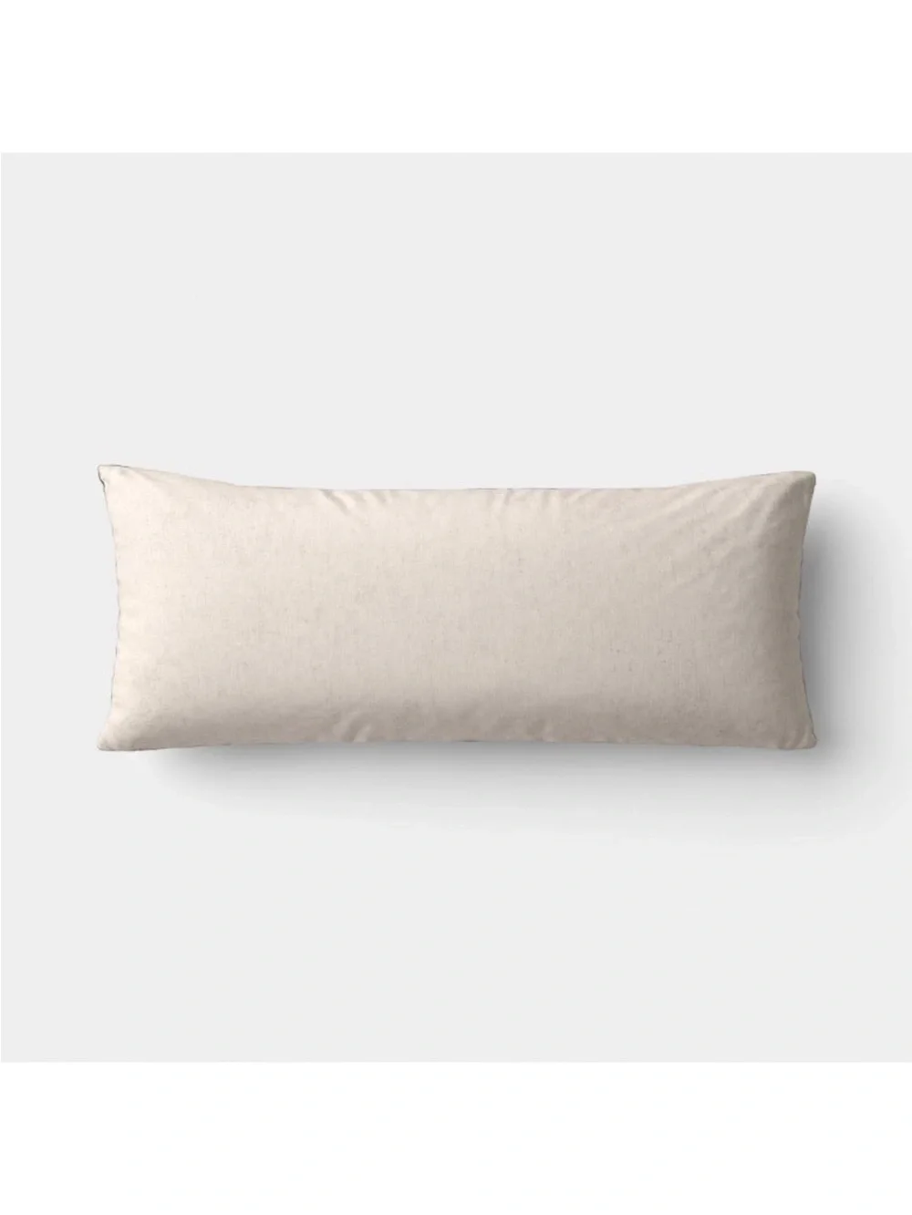 Oversized Lumbar Woven Stripe Pillow Neutral/Black - Threshold